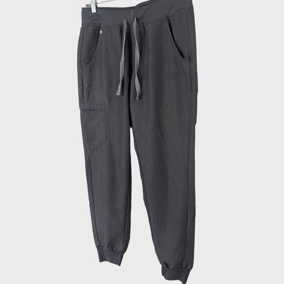 Figs Zamora Jogger Scrub Pants Womens Size Small Gray Slim Fit Athletic Stretch - Picture 2 of 9